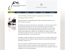 Tablet Screenshot of paulchan.ca